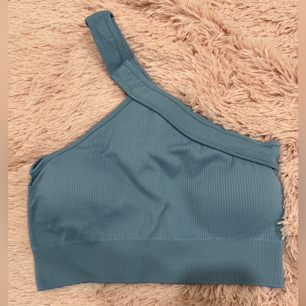 Blue Athletic Shorts and Top Set - Picture 2 of 4